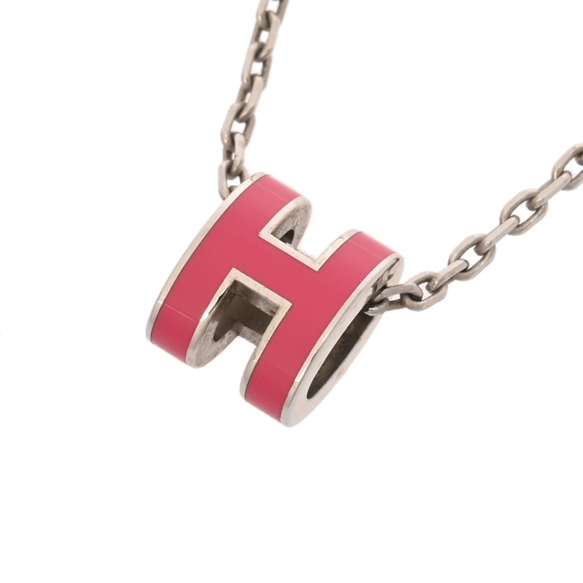 ポップアッシュ ミニ ネックレス シルバー金具 ピンク レディース GP ネックレス Aランク 中古 銀蔵 ポップアッシュ ミニ ネックレス シルバー金具 ピンク レディース GP ネックレス Aランク 中古 銀蔵