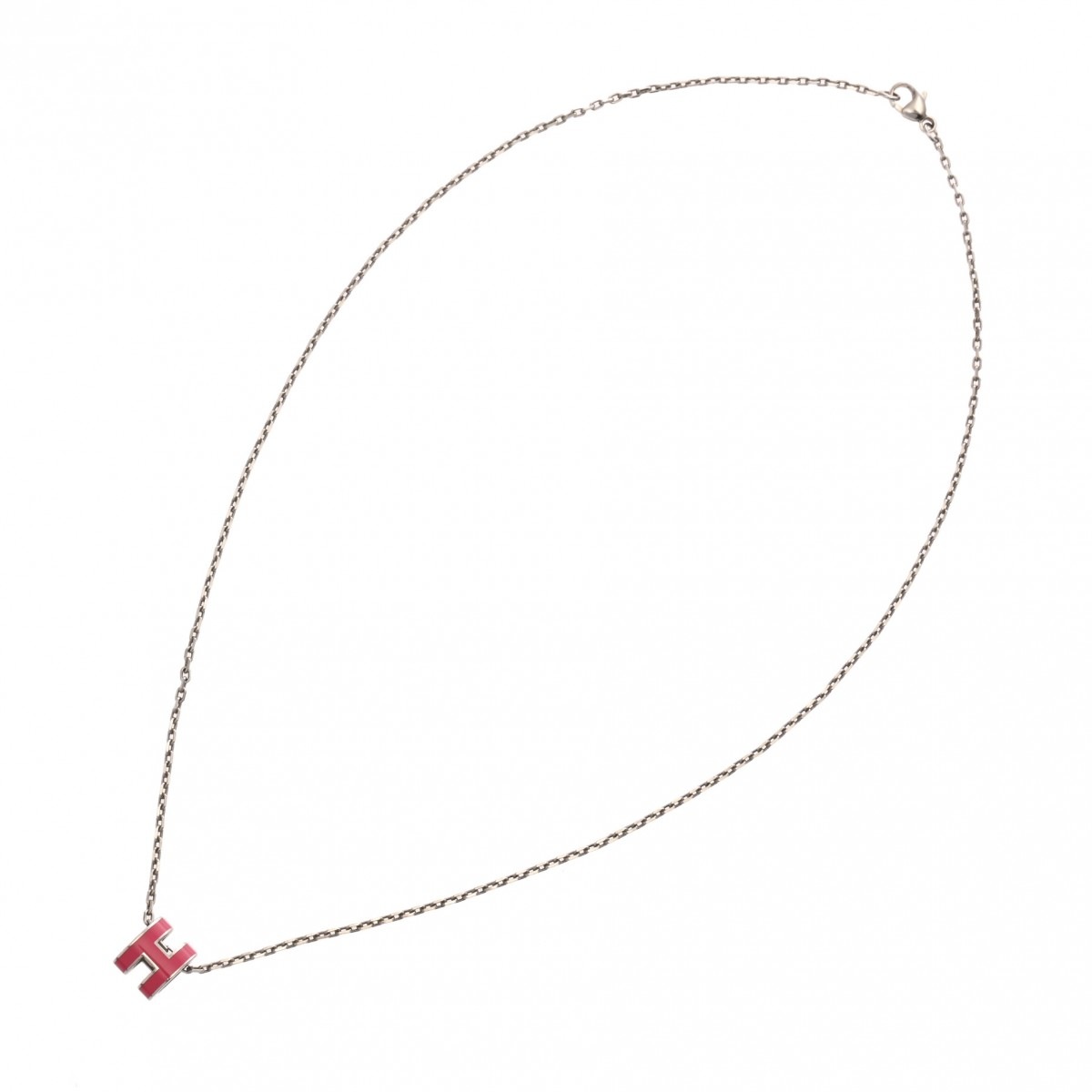 ポップアッシュ ミニ ネックレス シルバー金具 ピンク レディース GP ネックレス Aランク 中古 銀蔵 ポップアッシュ ミニ ネックレス シルバー金具 ピンク レディース GP ネックレス Aランク 中古 銀蔵