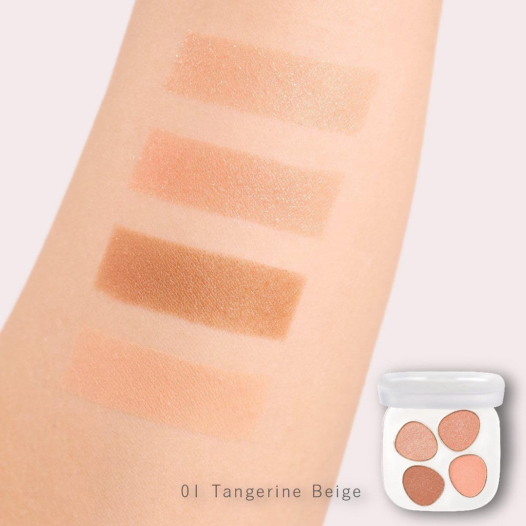 to/one(トーン) ペタル フロート アイパレット 01 Tangerine Beige アイシャドウ アイシャドウパレット オレンジベージュ Summer Collection 2024