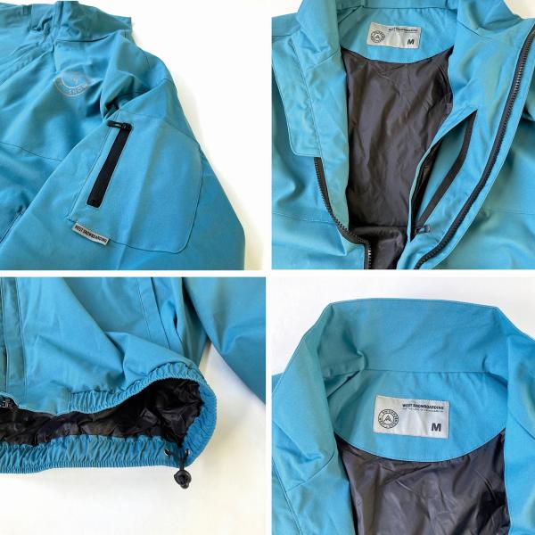 West Snowboarding ジャケット ウエスト スノーボード ウェア ジャケット アウター 撥水 耐水 透湿