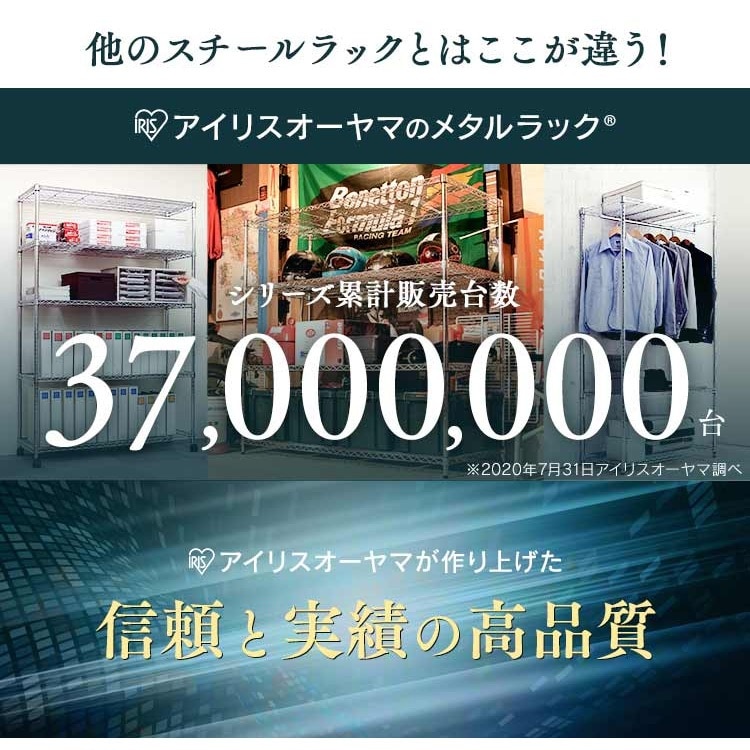 【公式】 スチールラック 5段 幅60 奥行46 ラック スリム メタルラック シェルフ 棚 収納棚 幅61 高さ183 メタルシェルフ SE-6118JC キャスター アジャスター キッチン メガ割