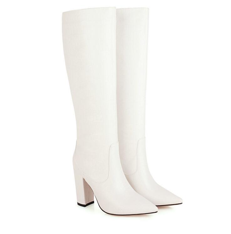 レディースブーツロングブーツエンジニアブーツジョッキーブーツニーハイブーツハイヒールブーツ大きいサイ