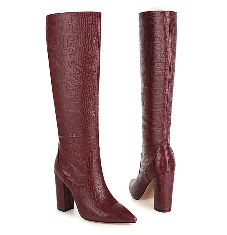 レディースブーツロングブーツエンジニアブーツジョッキーブーツニーハイブーツハイヒールブーツ大きいサイ