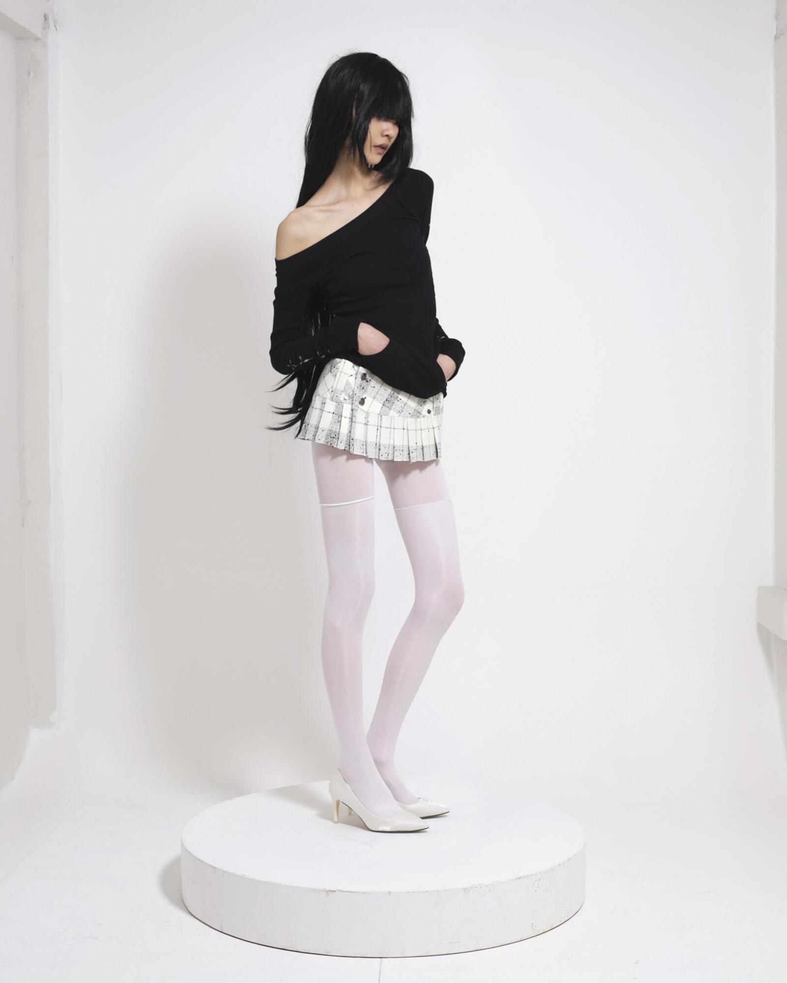 BONNAE Micro mini pleats skirt