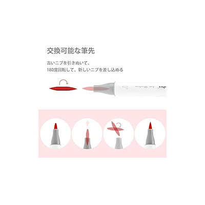 インクの 筆タイプ1色マーカーペン ブ おもちゃ 知育 筆細字 くことが