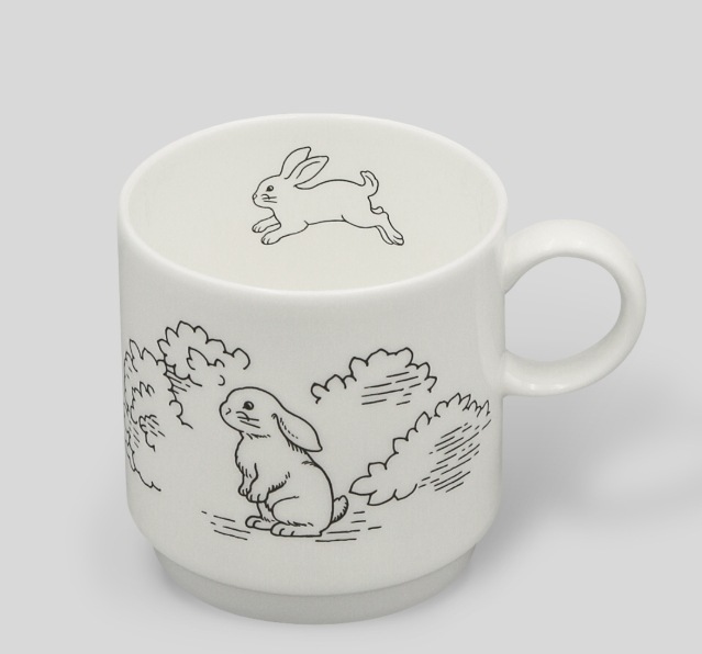 [Kittybunnypony] KBP×韓国陶磁器 グローブバニー マグカップ 韓国限定・コラボデザイン