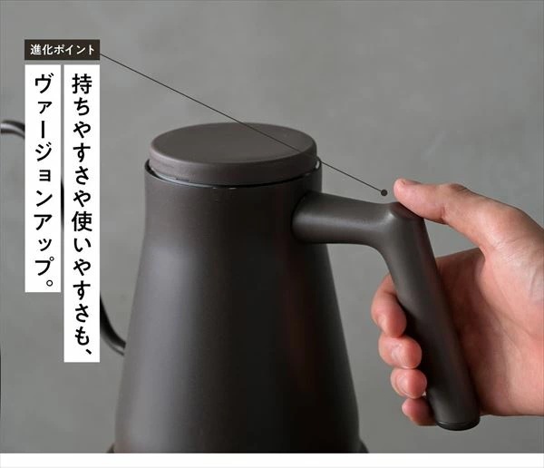 電気ケトル 電気ポット 0.8L 電気式バリスタポット 1200W 50-100度 温度調節 保温機能 空焚き防止機能 YKR-SC1280(CBB)/(LW)/(CB)