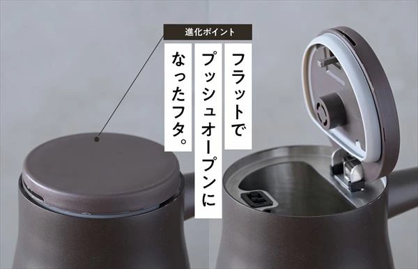 電気ケトル 電気ポット 0.8L 電気式バリスタポット 1200W 50-100度 温度調節 保温機能 空焚き防止機能 YKR-SC1280(CBB)/(LW)/(CB)