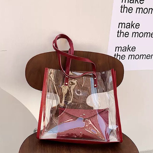 Qoo10] ハイブランド大人っぽ可愛いクリアバッグ