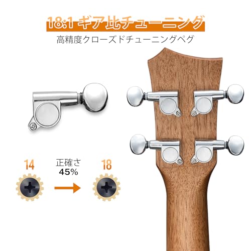 ソプラノウクレレ 21インチ 初心者用 スターターキット サペリ プロフェッショナル ハワイアン ギター ウクレレ 大人 子供用 ギグバッグ/ストラップ/弦/ピック/デジタルチューナー付き ソプラノウクレレ 21インチ 初心者用 スターターキット サペリ プロフェッショナル ハワイアン ギター ウクレレ 大人 子供用 ギグバッグ/ストラップ/弦/ピック/デジタルチューナー付き