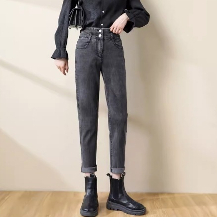 パンツ クロップドパンツ デニムパンツ アンクル丈 ストレート ポケット ハイウエスト かわいい 大人可愛い シンプル カジュアル 大人 おしゃれ お洒落 かっこいい 大人可愛い 大人女子 こなれ感