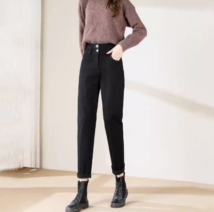 パンツ クロップドパンツ デニムパンツ アンクル丈 ストレート ポケット ハイウエスト かわいい 大人可愛い シンプル カジュアル 大人 おしゃれ お洒落 かっこいい 大人可愛い 大人女子 こなれ感