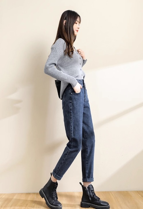 パンツ クロップドパンツ デニムパンツ アンクル丈 ストレート ポケット ハイウエスト かわいい 大人可愛い シンプル カジュアル 大人 おしゃれ お洒落 かっこいい 大人可愛い 大人女子 こなれ感