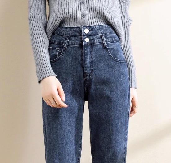 パンツ クロップドパンツ デニムパンツ アンクル丈 ストレート ポケット ハイウエスト かわいい 大人可愛い シンプル カジュアル 大人 おしゃれ お洒落 かっこいい 大人可愛い 大人女子 こなれ感