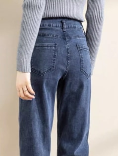パンツ クロップドパンツ デニムパンツ アンクル丈 ストレート ポケット ハイウエスト かわいい 大人可愛い シンプル カジュアル 大人 おしゃれ お洒落 かっこいい 大人可愛い 大人女子 こなれ感