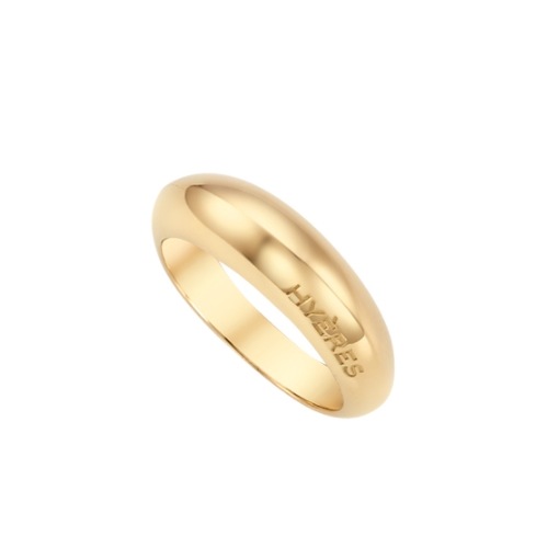 【HYERES LOR】Champagne Moon 14K Chunky Ring M (YG) DIA HYERES LOR] Champagne Moon 14K chunky ring M 指輪