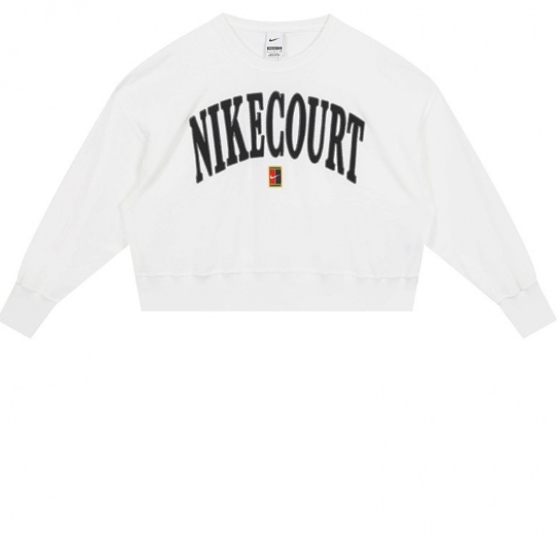 ナイキ W テニススウェットシャツコートヘリテージオーバーサイズクルーネックスウェットシャツ