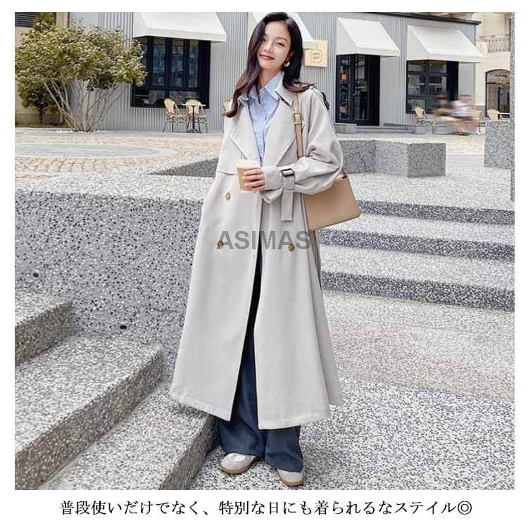 Chio2ndマキシ丈ロング丈トレンチコートレディースアウター