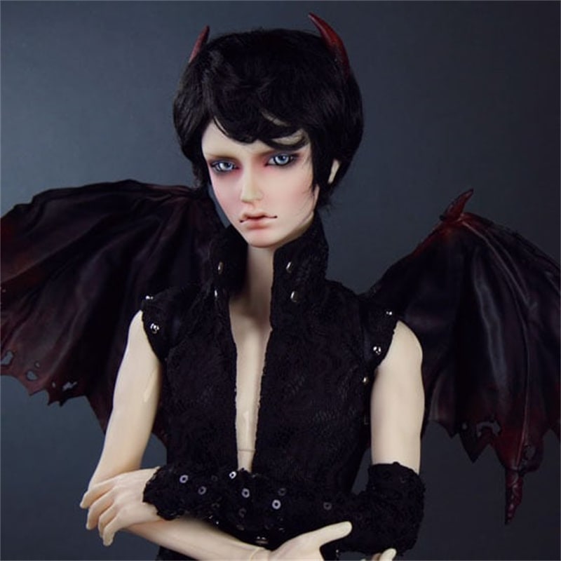 BJDドールアクセサリー 撮影道具 悪魔ウイング 2色 MSD/SD/70cm以内サイズ球体関節人形通用