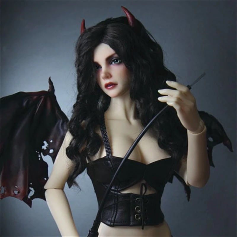 BJDドールアクセサリー 撮影道具 悪魔ウイング 2色 MSD/SD/70cm以内サイズ球体関節人形通用