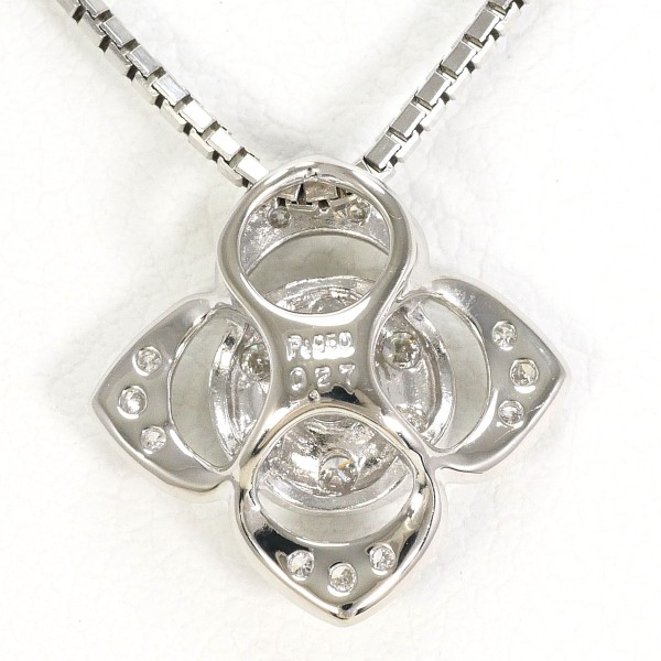 PT950 PT850 ネックレス ダイヤ 0.27 約40cm ジュエリー 中古 PT950 PT850 ネックレス ダイヤ 0.27 約40cm ジュエリー 中古