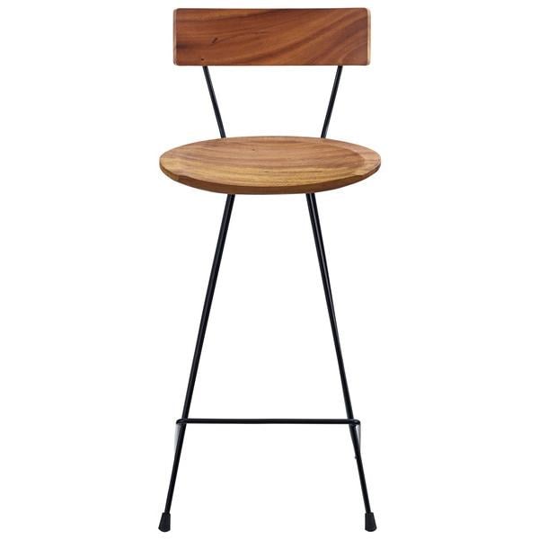 カウンターチェア おしゃれ デザイナーズ 椅子 バーチェア ナチュラル カントリー スタイリッシュ 木製 かっこいい スリム 背もたれ キッチンカウンター向け