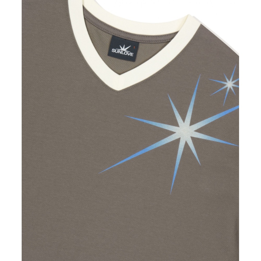 SUNLOVE スパークルTシャツ タウペ SUNLOVE スパークルTシャツ タウペ
