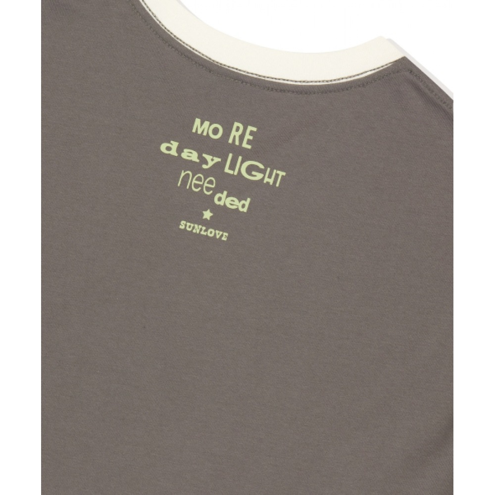 SUNLOVE スパークルTシャツ タウペ SUNLOVE スパークルTシャツ タウペ