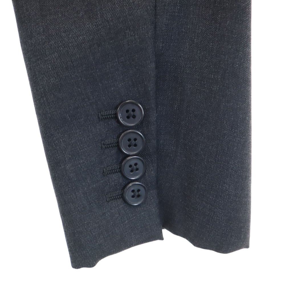 SAINT LAURENT サンローラン 2012年 イタリア製 サマーウール テーラードジャケット 46 グレー メンズ 古着 SAINT LAURENT サンローラン 2012年 イタリア製 サマーウール テーラードジャケット 46 グレー メンズ 古着