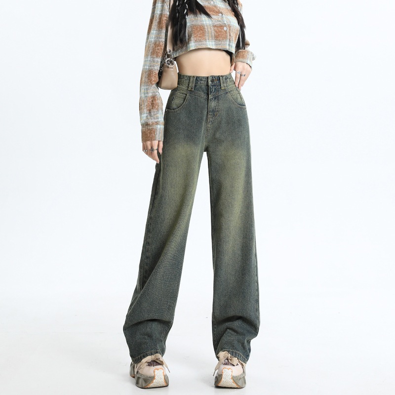 【送料無料】フルレングス ワイド ルーズ デニムジーンズ レトロワイドレッグジーンズ2025年春秋新作ハイウエストスリムドレープルーズ小星空柄ストレートパンツ 【送料無料】フルレングス ワイド ルーズ デニムジーンズ レトロワイドレッグジーンズ2025年春秋新作ハイウエストスリムドレープルーズ小星空柄ストレートパンツ