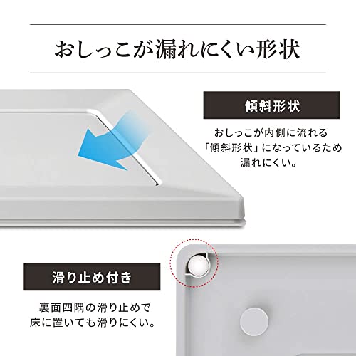 アイリスオーヤマ(IRIS OHYAMA) 犬 トイレ スクエアドッグトレー 挟むだけ マグネット ワイド ベージュ 水洗い可