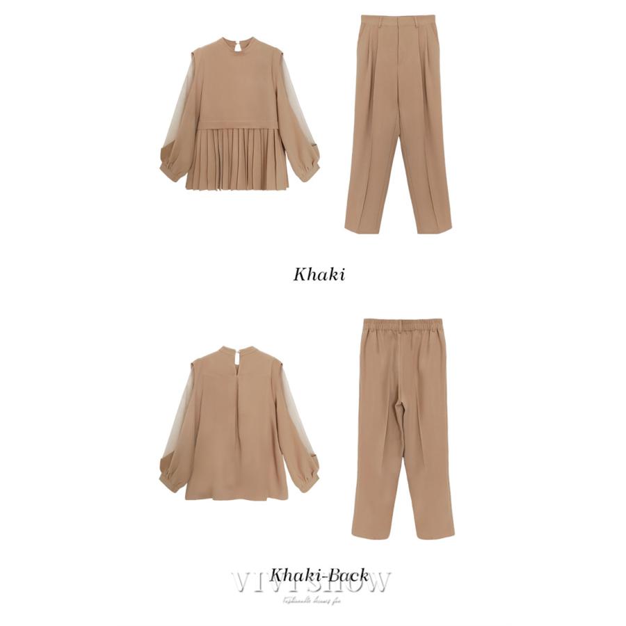 オケージョンセットアップ 結婚式 パーティー 大きいサイズ 入学式 卒業式 パンツ シースルー袖 20代 30代 40代 オケージョンセットアップ 結婚式 パーティー 大きいサイズ 入学式 卒業式 パンツ シースルー袖 20代 30代 40代