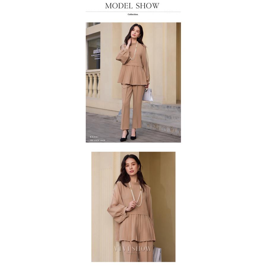 オケージョンセットアップ 結婚式 パーティー 大きいサイズ 入学式 卒業式 パンツ シースルー袖 20代 30代 40代 オケージョンセットアップ 結婚式 パーティー 大きいサイズ 入学式 卒業式 パンツ シースルー袖 20代 30代 40代