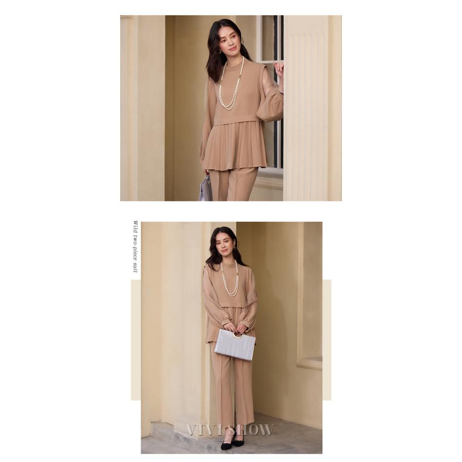 オケージョンセットアップ 結婚式 パーティー 大きいサイズ 入学式 卒業式 パンツ シースルー袖 20代 30代 40代 オケージョンセットアップ 結婚式 パーティー 大きいサイズ 入学式 卒業式 パンツ シースルー袖 20代 30代 40代