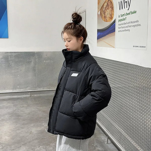 Qoo10] 中綿 韓国風フェイクダウンジャケットボリ