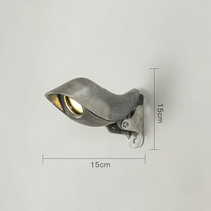 Sakura ブラケットライト 防水ランプ 屋外ウォールランプ 玄関灯 船舶照明 壁付け照明 間接照明 外灯 店舗照明 インダストリアルデザイン アンティーク調(WAI-0916)