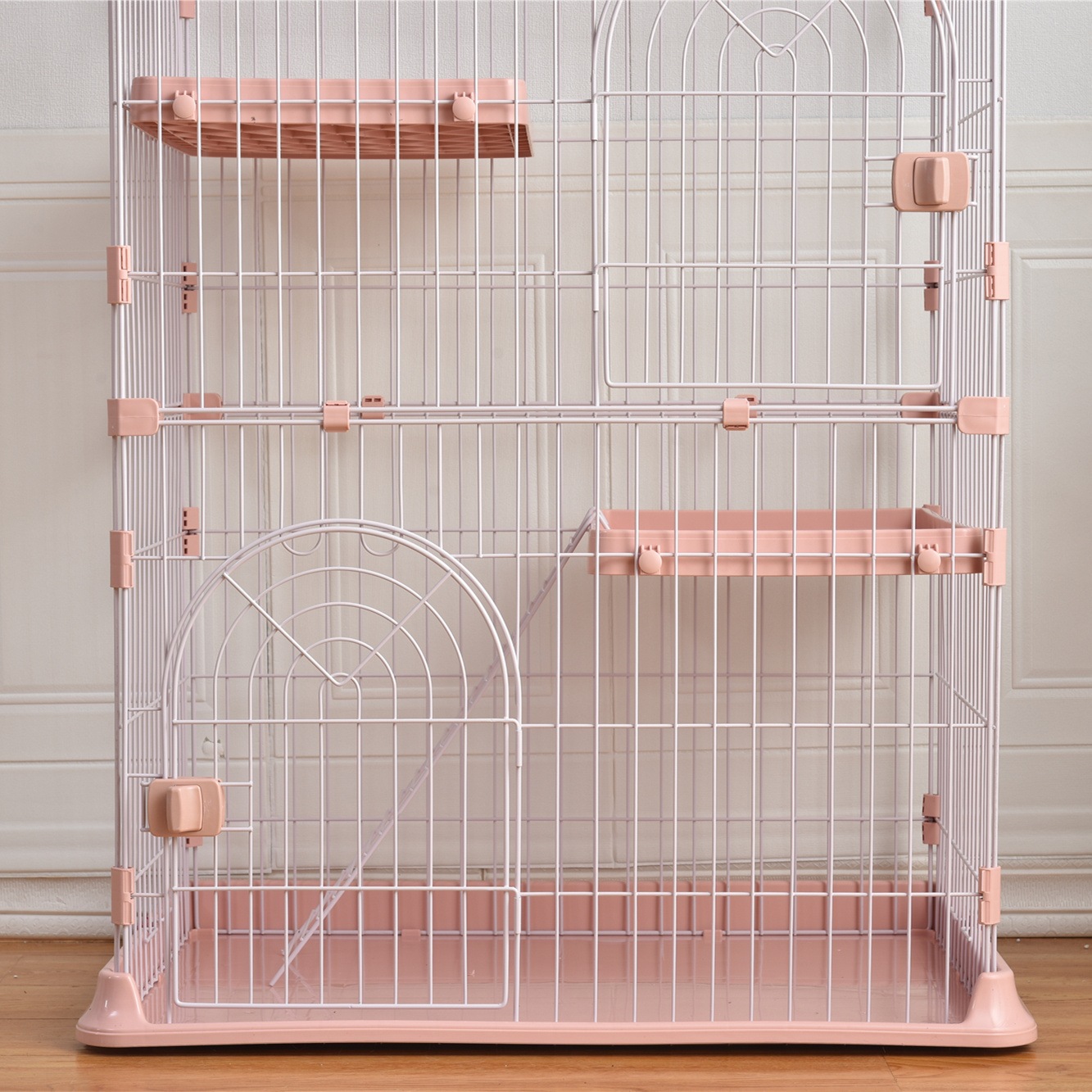 204おしゃれ 猫 ケージ キャットケージ 3段 猫ゲージ おしゃれ