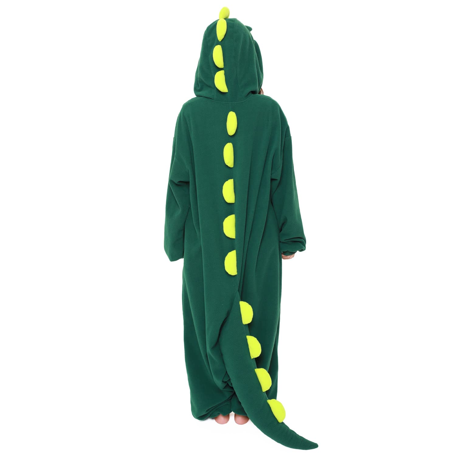 2635 着ぐるみ 大人用 フリース アニマル【カイジュウ/グリーン】