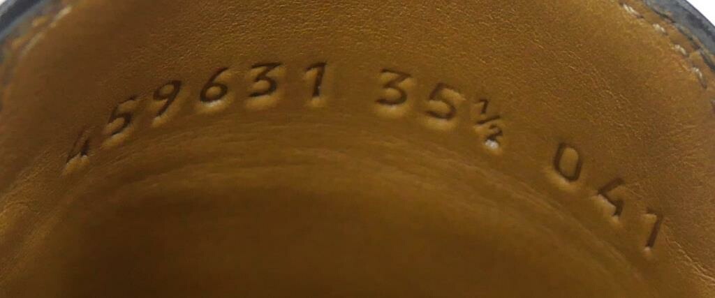 グッチ GUCCI ホースビット レザー スリッパ イニシャル入り リザード