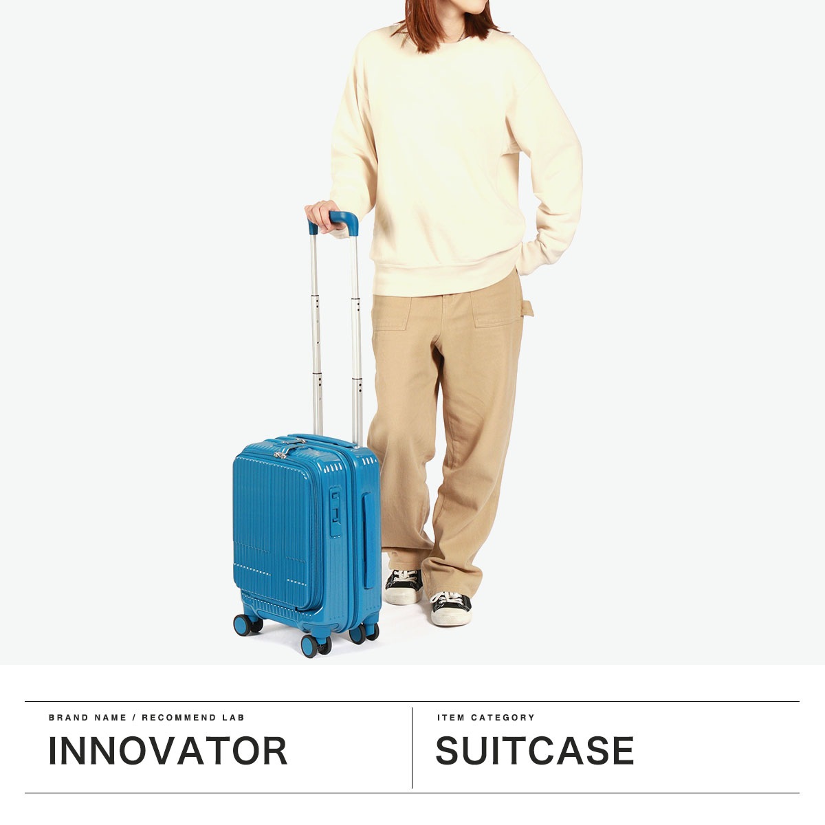 正規品2年保証 スーツケース 機内持ち込み フロントオープン 軽量 Sサイズ 小さめ 静音 TSAロック Extreme Journey 21L Coin-Locker INV30-MIRR