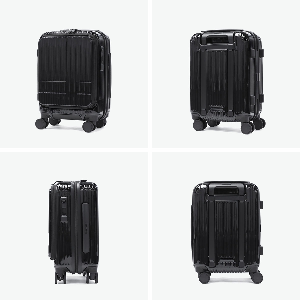 正規品2年保証 スーツケース 機内持ち込み フロントオープン 軽量 Sサイズ 小さめ 静音 TSAロック Extreme Journey 21L Coin-Locker INV30-MIRR