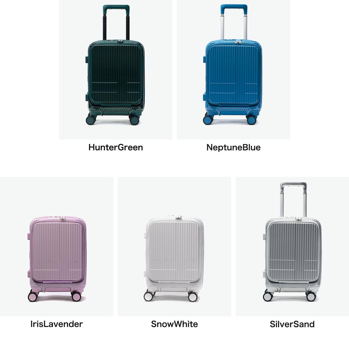 正規品2年保証 スーツケース 機内持ち込み フロントオープン 軽量 Sサイズ 小さめ 静音 TSAロック Extreme Journey 21L Coin-Locker INV30-MIRR