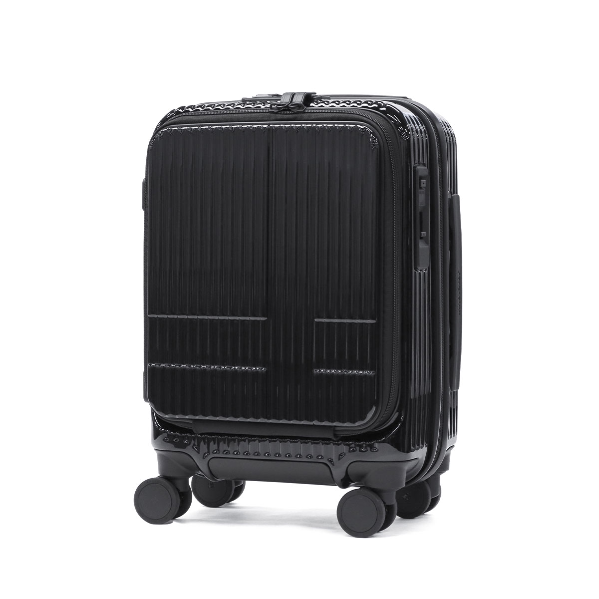 正規品2年保証 スーツケース 機内持ち込み フロントオープン 軽量 Sサイズ 小さめ 静音 TSAロック Extreme Journey 21L Coin-Locker INV30-MIRR