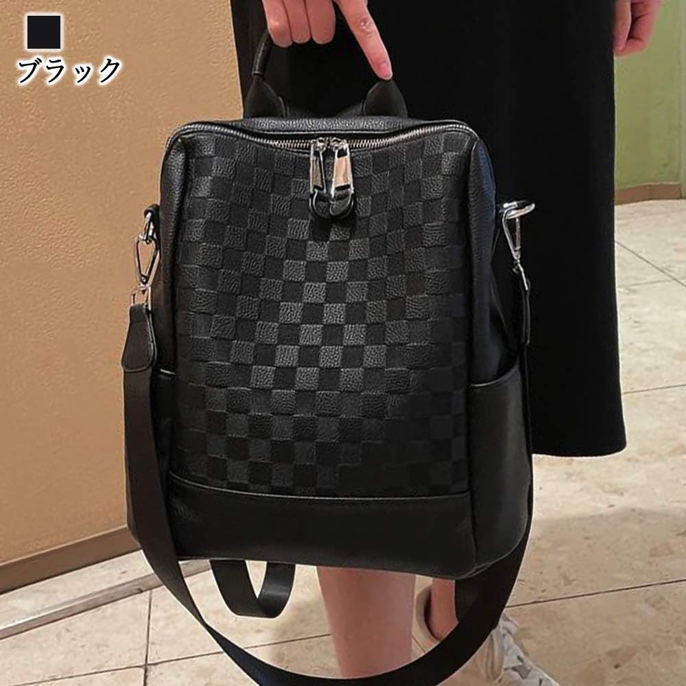 リュック レディース 2wayスクエアバッグ 50代 大容量 大きめ 黒 革 冬 春 パソコン 本革 小さめ 防水 ビジネス 通勤用 撥水 おしゃれ バッグ ノートPC A4 秋 四角 ブランド レザ