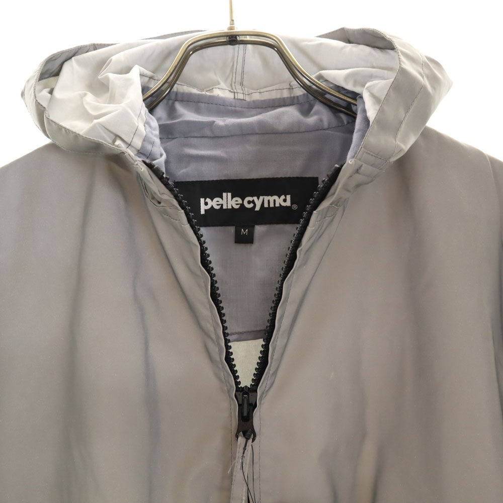 ペレシーマ 未使用 長袖 リフレクター ジャケット M グレー系 pelle cyma タグ付き メンズ