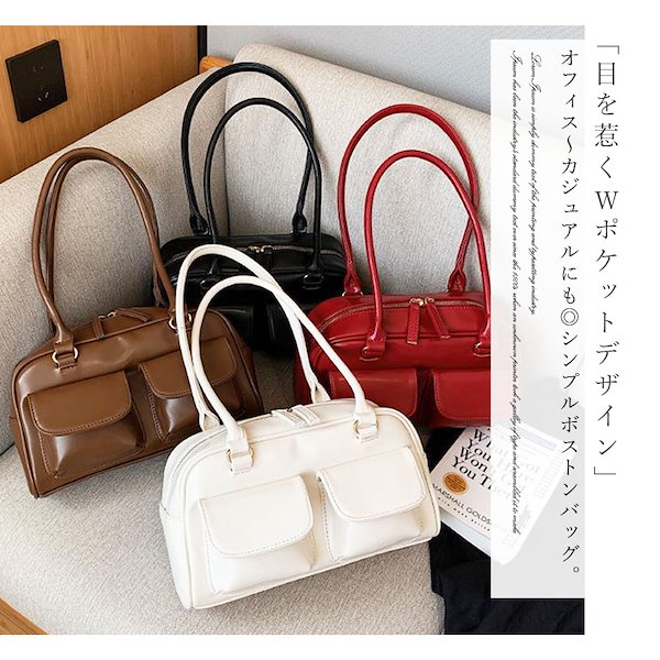 Qoo10] ninon ハンドバッグ レディース ボストンバッグ