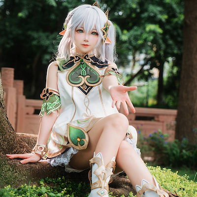 仮装 変装 コスチューム コスプレ衣装 Nahida ナヒーダ Genshin げんしん 原神 スーツ ハロウィン 2023年新作入荷コスプレ
