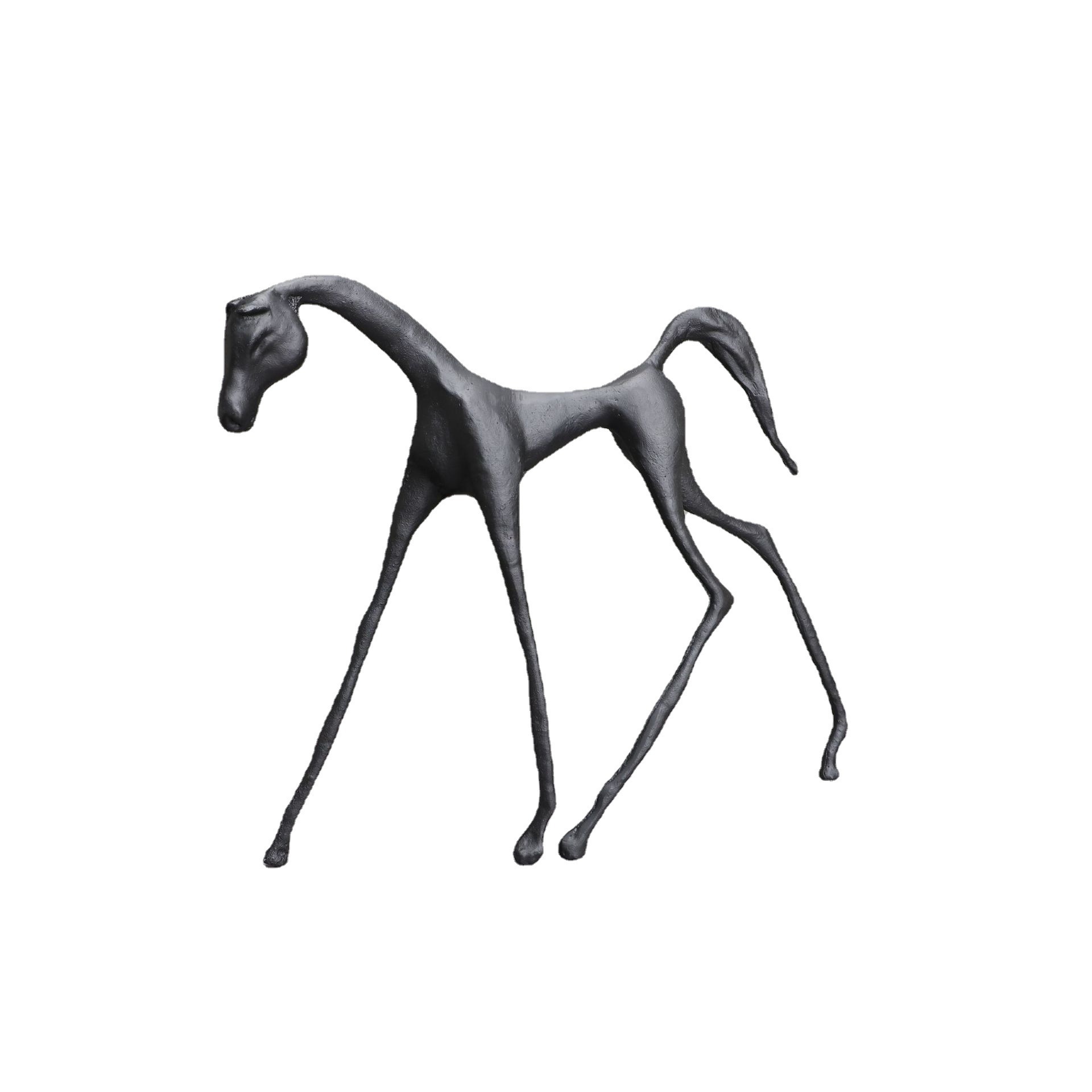 北欧風インテリア クリエイティブな足が細い 馬 オブジェ pattayablatt.com