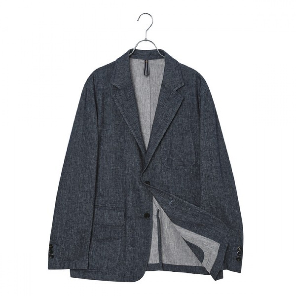 [ヘッジス] 25SS インディゴセットアップジャケット HZJA5B303N1