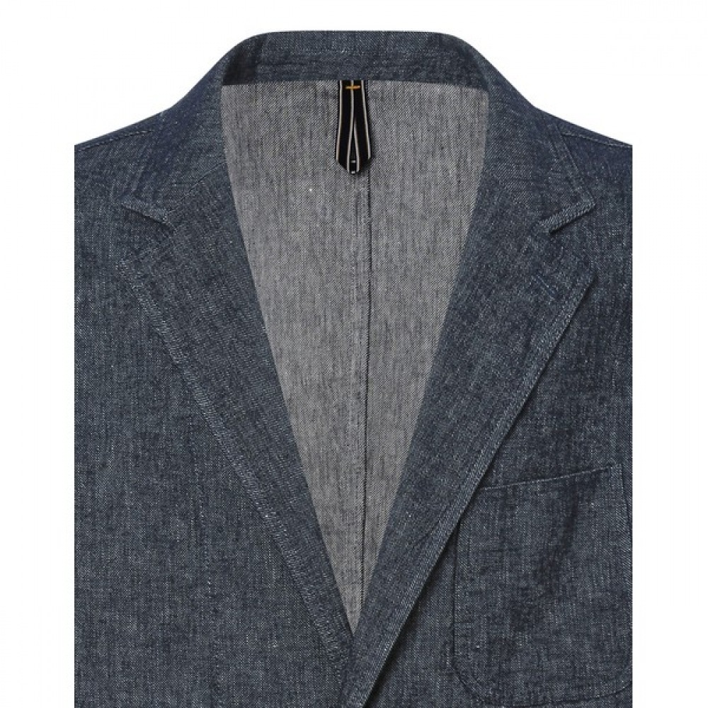 [ヘッジス] 25SS インディゴセットアップジャケット HZJA5B303N1